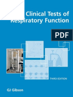 Clinical Tests of Respiratory Function