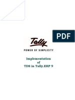 42 Implementation of Tds in Tallyerp 9
