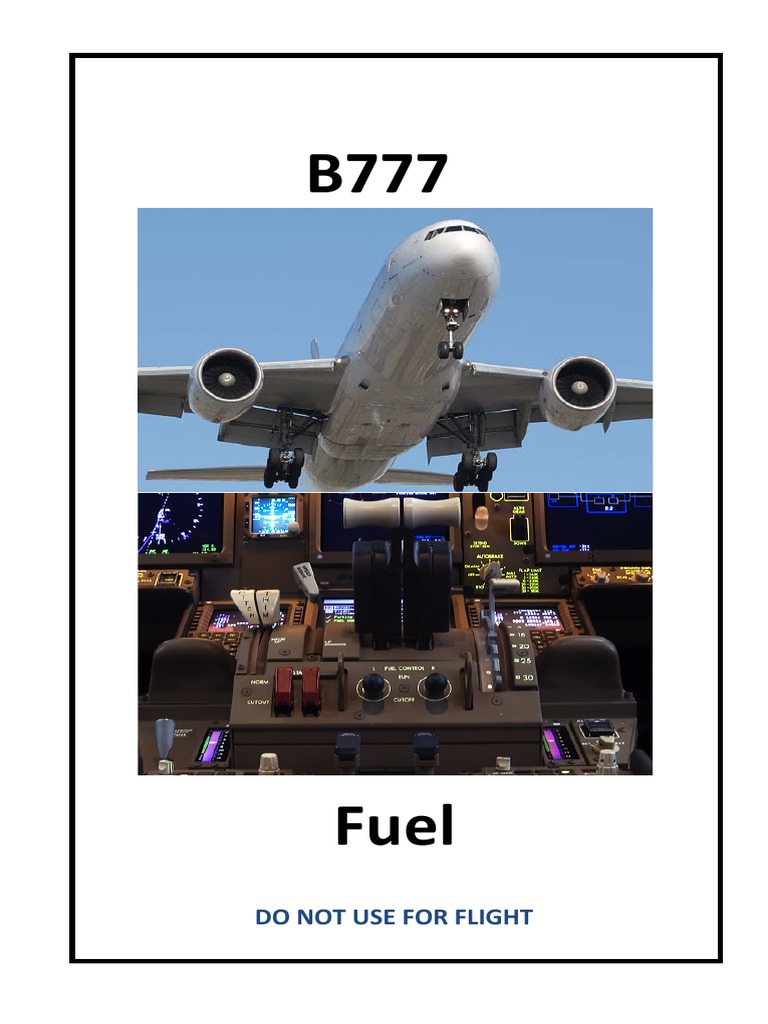 B777 Fuel PDF Pump Litre