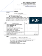 Accsys Electronics: Ref: ACEL/CUMI/PLN/ 0405 /2011-2012, Date: 13-12-2011 M/s.Carborundum Universal LTD