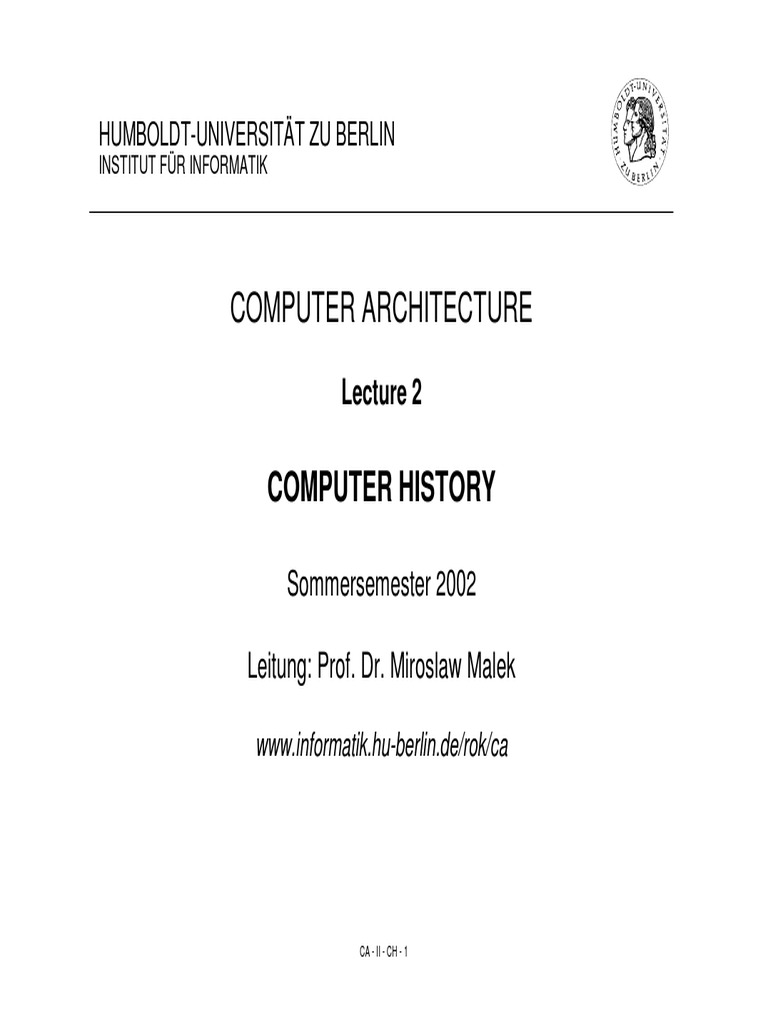 History of Computers - 1 | PDF | Art
