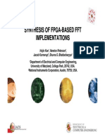 Synthesis of Fpga Synthesis of Fpga - Based FFT Based FFT Implementations Implementations Implementations Implementations