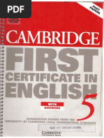 1209001 774EF Cambridge First Certificate in English 5 With Answers