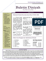 Buletin Diniyah Vol I