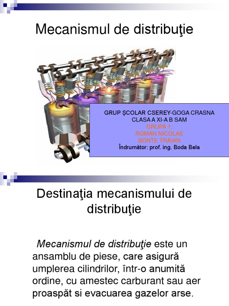Mecanismul de Distributie | PDF