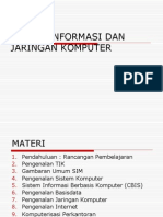 Sistem Informasi Dan Jaringan Komputer