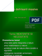 Efectele Defrisarii Masive