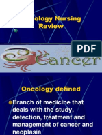 Nursing Oncology Lecture 