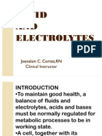 Fluid and Electrolytes