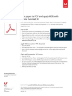 Adobe Acrobat Xi Scan Paper to PDF and Apply Ocr Tutorial Ue