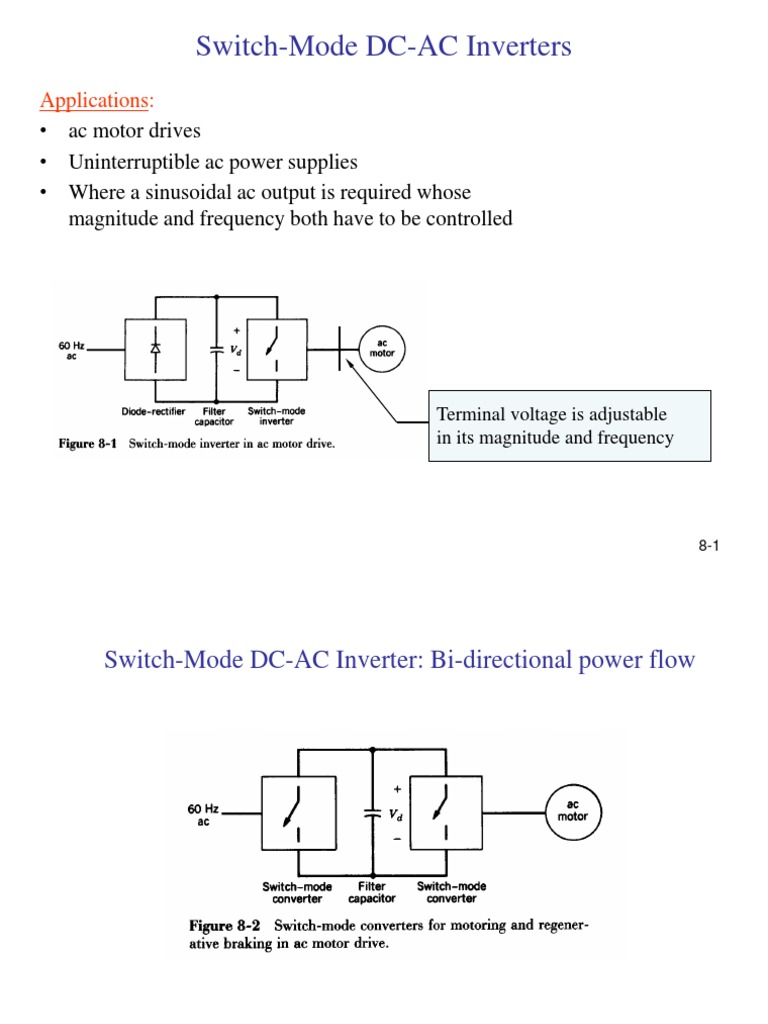 Switch-Mode DC-AC Inverter Overview | PDF | Power Inverter | Electrical ...