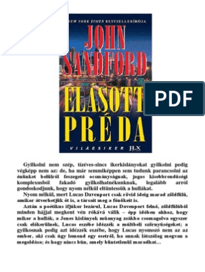 John Sandford - Elásott Préda | PDF