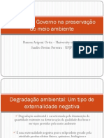 O Papel Do Governo Na Preservação Do Meio Ambiente.