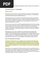 Download Foreign Studies and Foreign Literature About Stress and Sources of Stress 1 by Brien Naco SN184859750 doc pdf