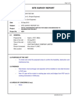 Site Survey Report for VCM Emissions Project