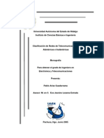 Clasificacion de Redes de Telecomunicaciones