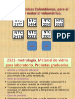 Normas Técnicas Colombianas, para El Calibrar Material