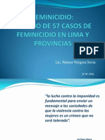 Feminicidio Ucv-Dr - Nestor Vergara - Min Público