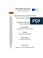 Diagnóstico del clima organizacional