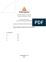 ATPS - Leitura e Produção de Texto