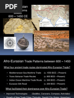 Download World History Lesson 22 AfroEurasian Trade Patterns Between 600 1450 CE by nickf7590 SN184906166 doc pdf