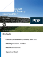 Absp Enterprise Storage Installation & Start-Up Services 2007
