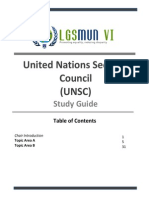 LGSMUN VI UNSC Study Guide