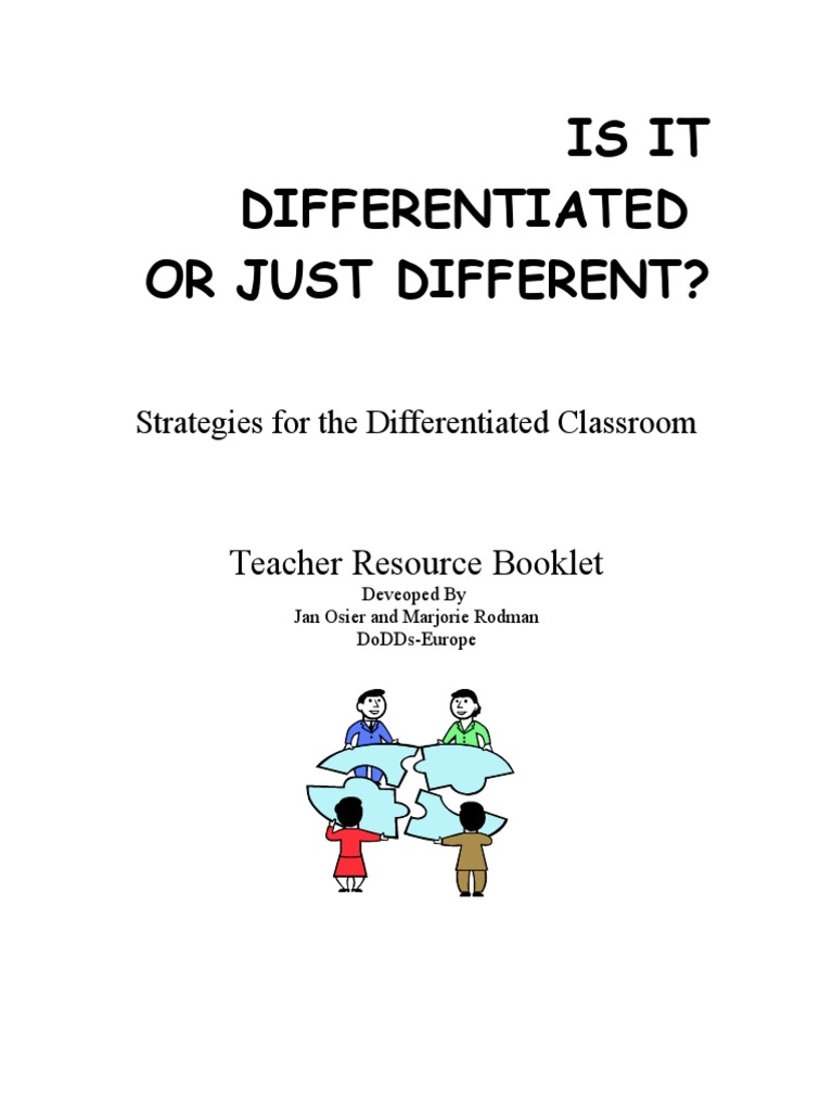 Strategies for Differentiated Instruction | PDF | Differentiated ...