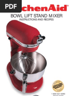 KitchenAid Mixer Manual & Recipe