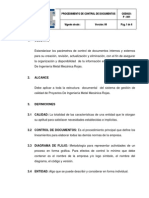 Procedimiento Control de Documentos