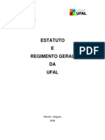 Estatuto e Regimento Da UFAL