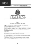 Lei Organica Policia Civil Sp