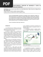 Relatrio MIA - Espectroscopia