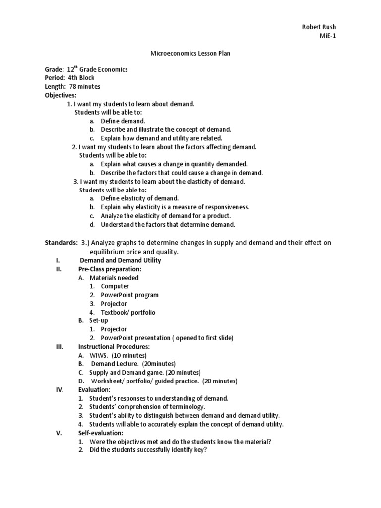Micro Plan 1 | PDF | Art