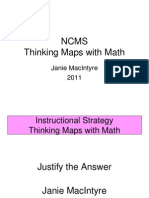 Thinking Maps Math Instructional Strategy Justify The Answer