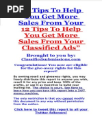 Classified Ad Posting Service - How To Get More Sales From Posting Classified Ads