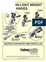 EASTMAN D2 Parts Manual