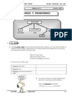 Iii Bim - Leng - 4to Año - Guia Nº5 - Verbos y Pronombres