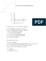 EXEMPLO PRÃ TICO MURO DE FLEXÃƒO