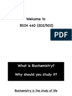 Chapter 1 - Biochemistry 440