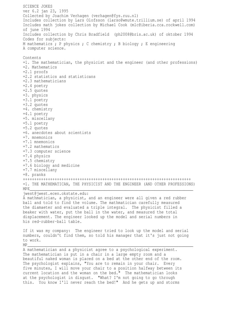 Jokes Science Engineering And Math Jokes Mathematical Proof Teaching Mathematics