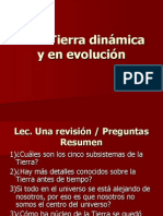 Una Tierra Dinamica y en Evolucion