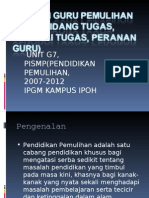 Peranan Dan Tugas Guru Pemulihan