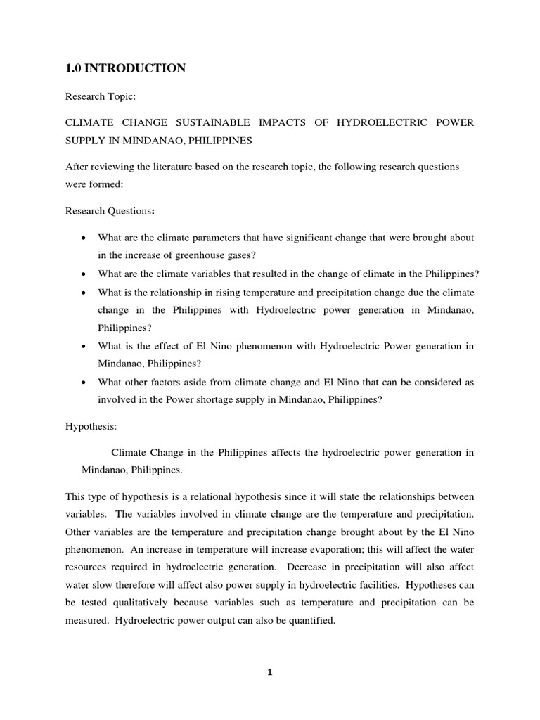 Climate Change Research Methodology | PDF | Regression Analysis ...