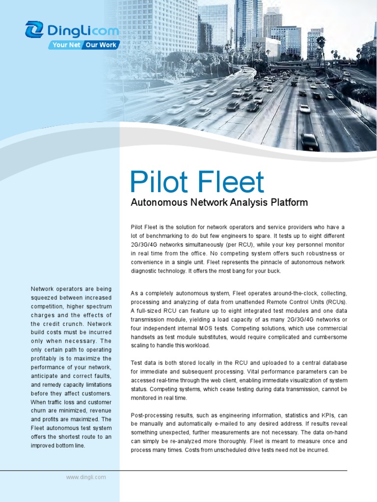 Autonomous Fleet Network Testing System | PDF | Real Time Computing | 3 G