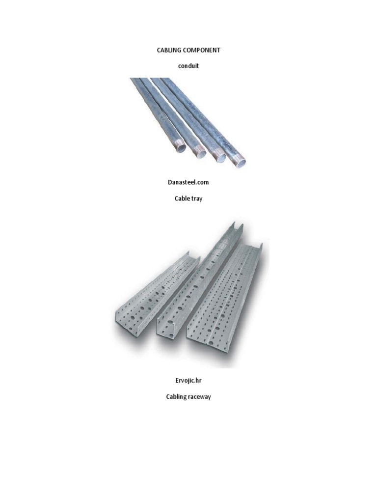 Network Cabling Components Guide | PDF | Computers | Technology ...
