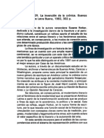 Reseña A Libro de Susana Rotker, La Invención de La Crónica PDF