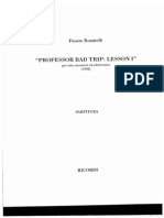 Romitelli, Fausto - Professor Bad Trip. Lesson I PDF