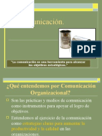 La Comunicación Organizacional