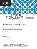 Grade 11 - Statistics and Probability